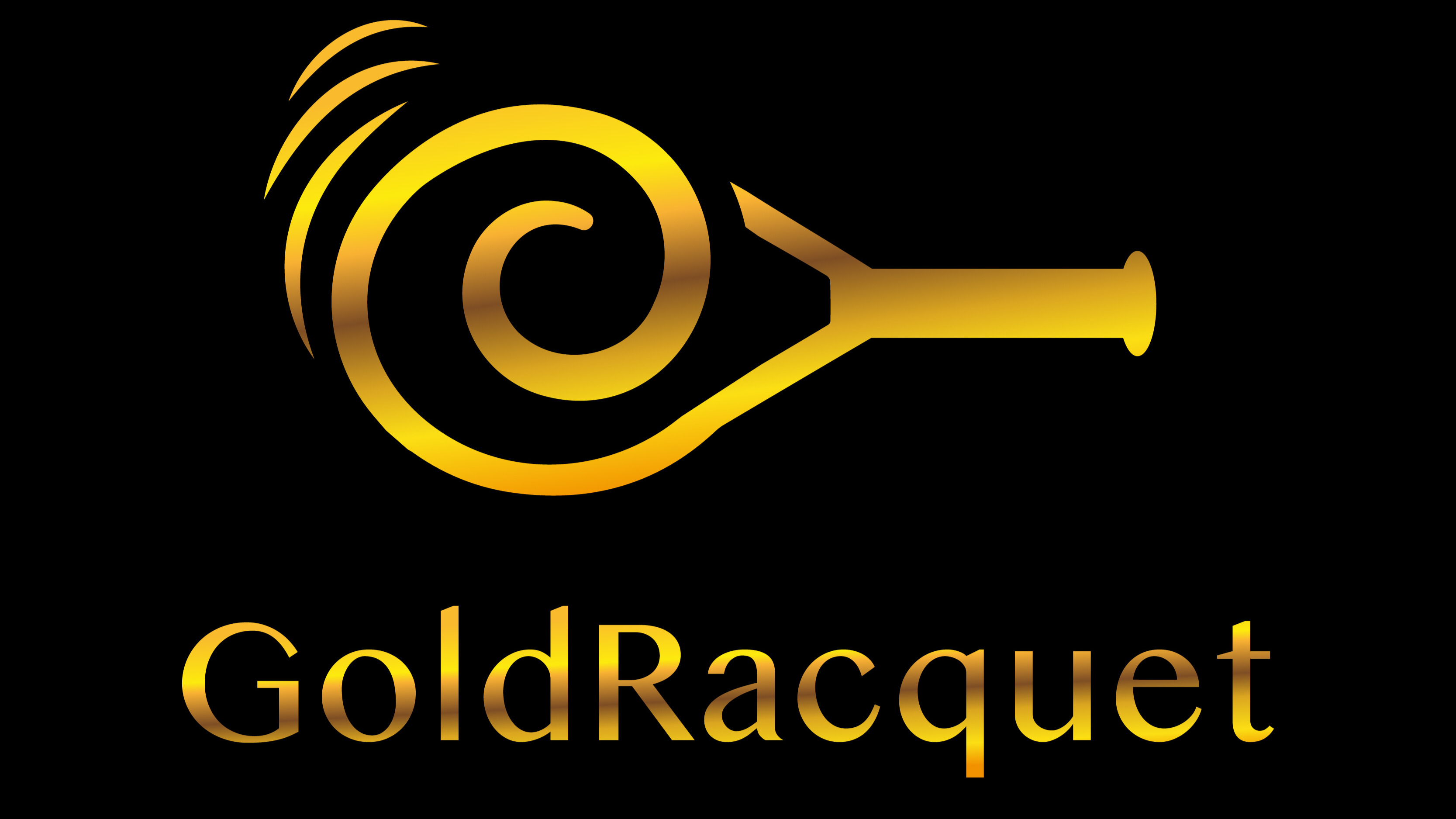Gold Racquet Logo
